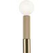 Odensa LED 40.25 inch Champagne Bronze Chandelier Ceiling Light in Brushed Gold and Champagne Bronze