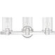 Munich 3 Light 22.5 inch Polished Chrome Vanity Sconce Wall Light