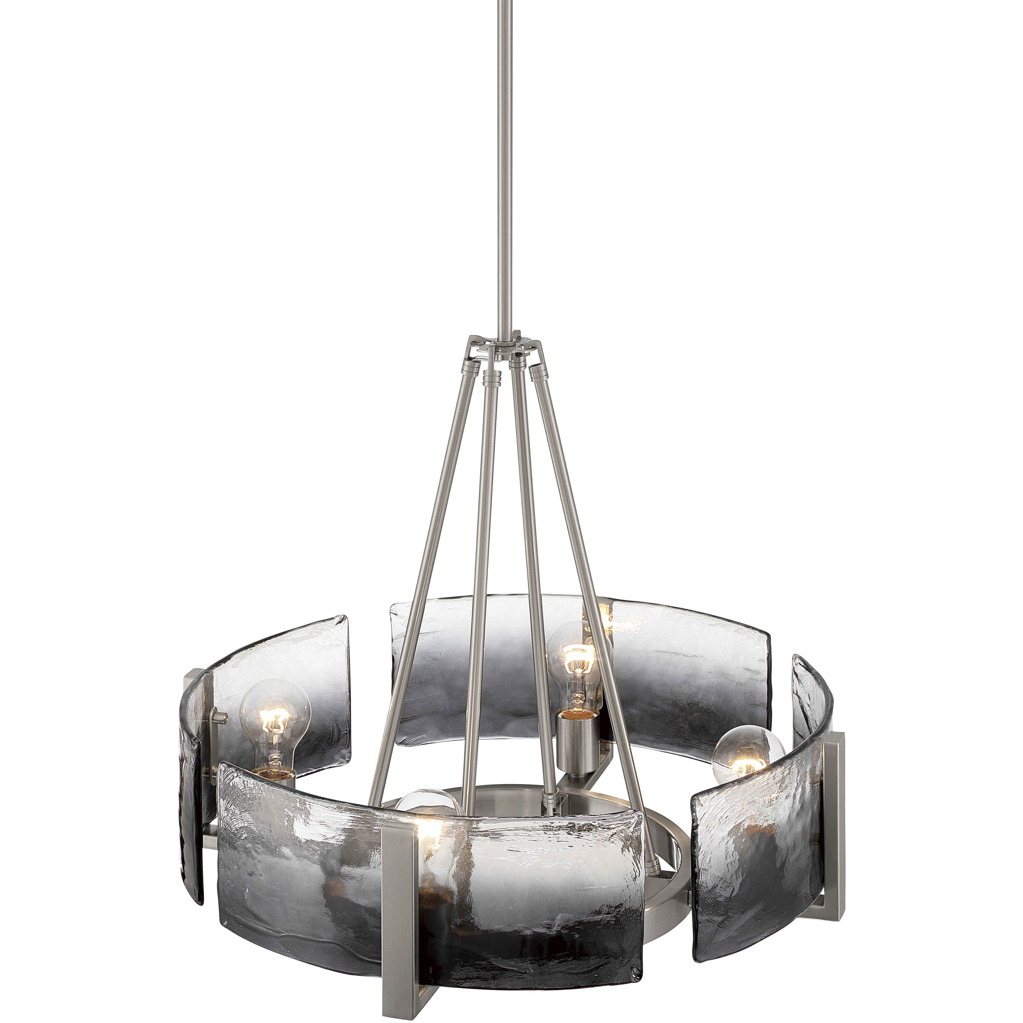 Aenon 4 Light 22 inch Pewter Chandelier Ceiling Light