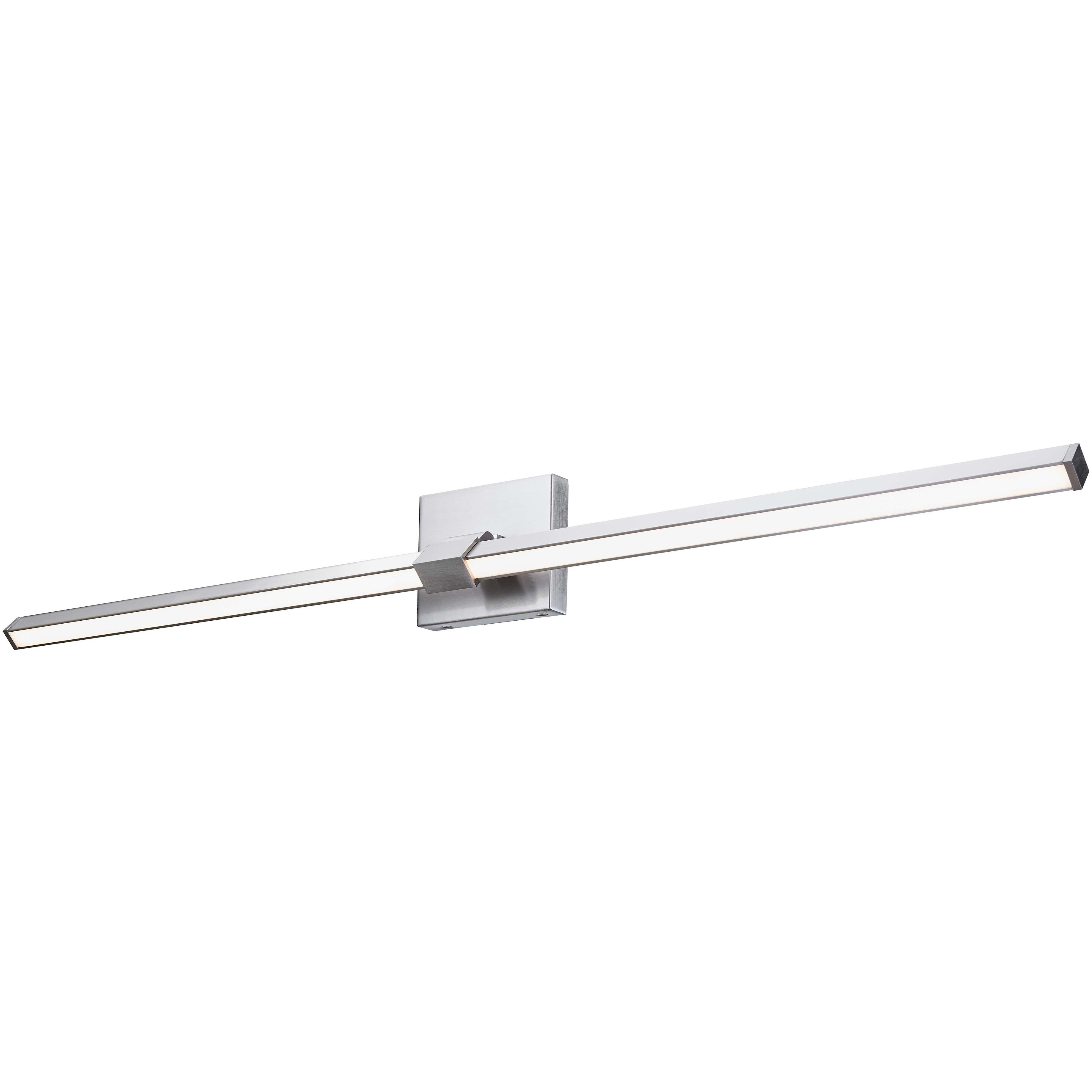 Epee LED 42 inch Brushed Nickel Bath Vanity Light Wall Light