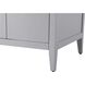 Millie 72 X 35 inch Grey Bathroom Vanity Cabinet