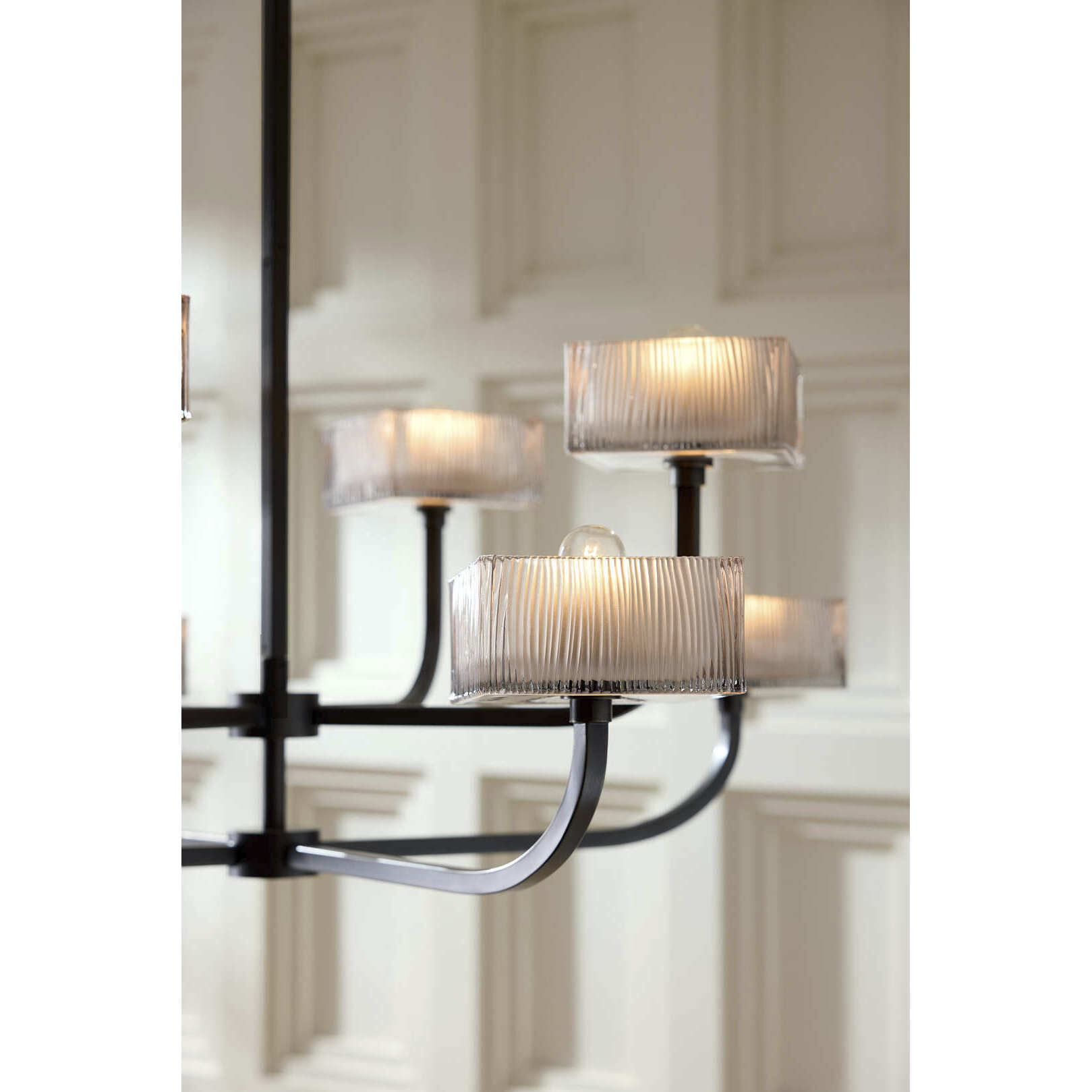 Louis 8 Light 39.5 inch English Bronze Chandelier Ceiling Light