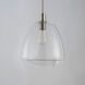 Babylon 1 Light 11.5 inch Satin Nickel Single Pendant Ceiling Light