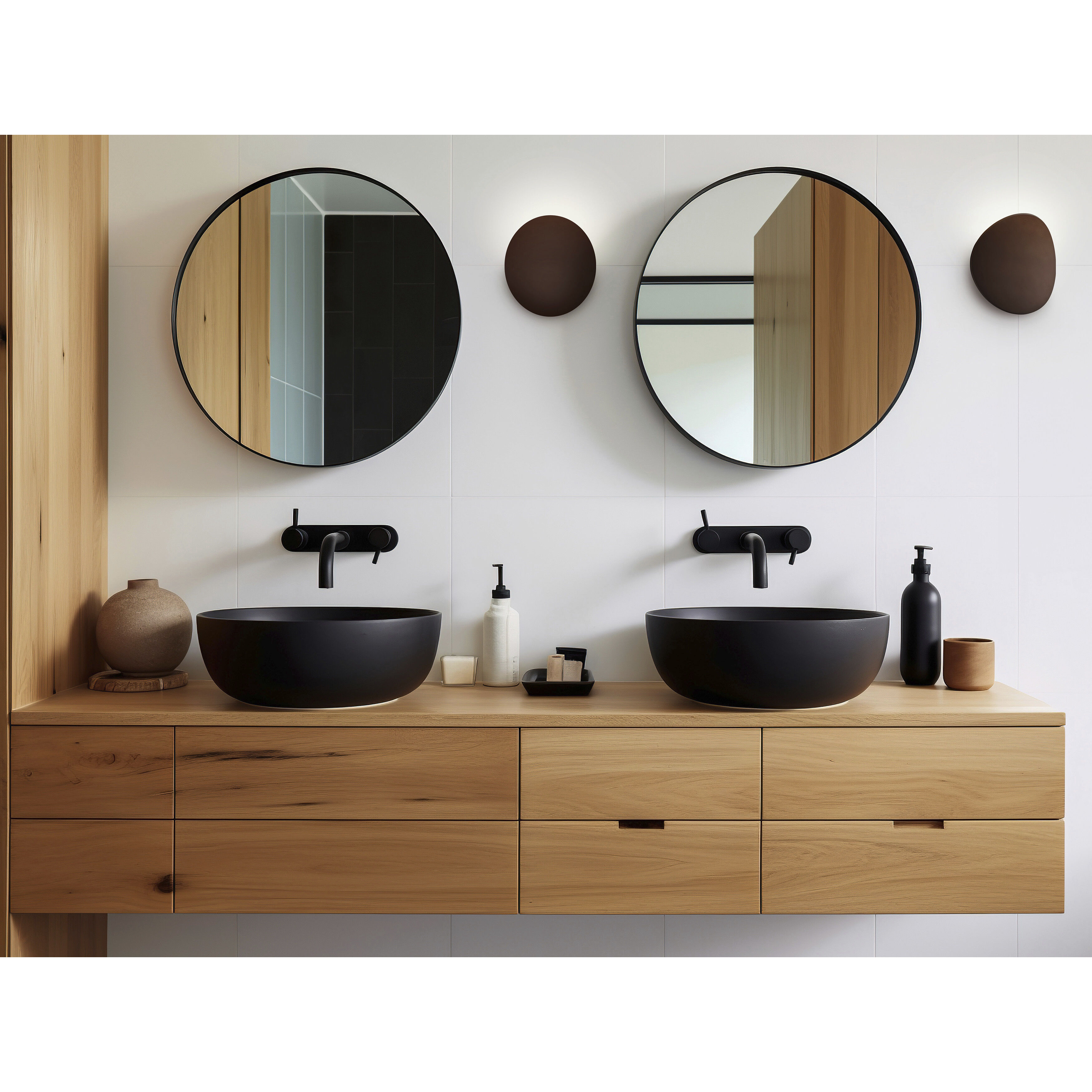 Lunaro LED Wall Sconce Wall Light in Bronze