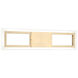 Valance Wall Sconce Wall Light in Aged Gold