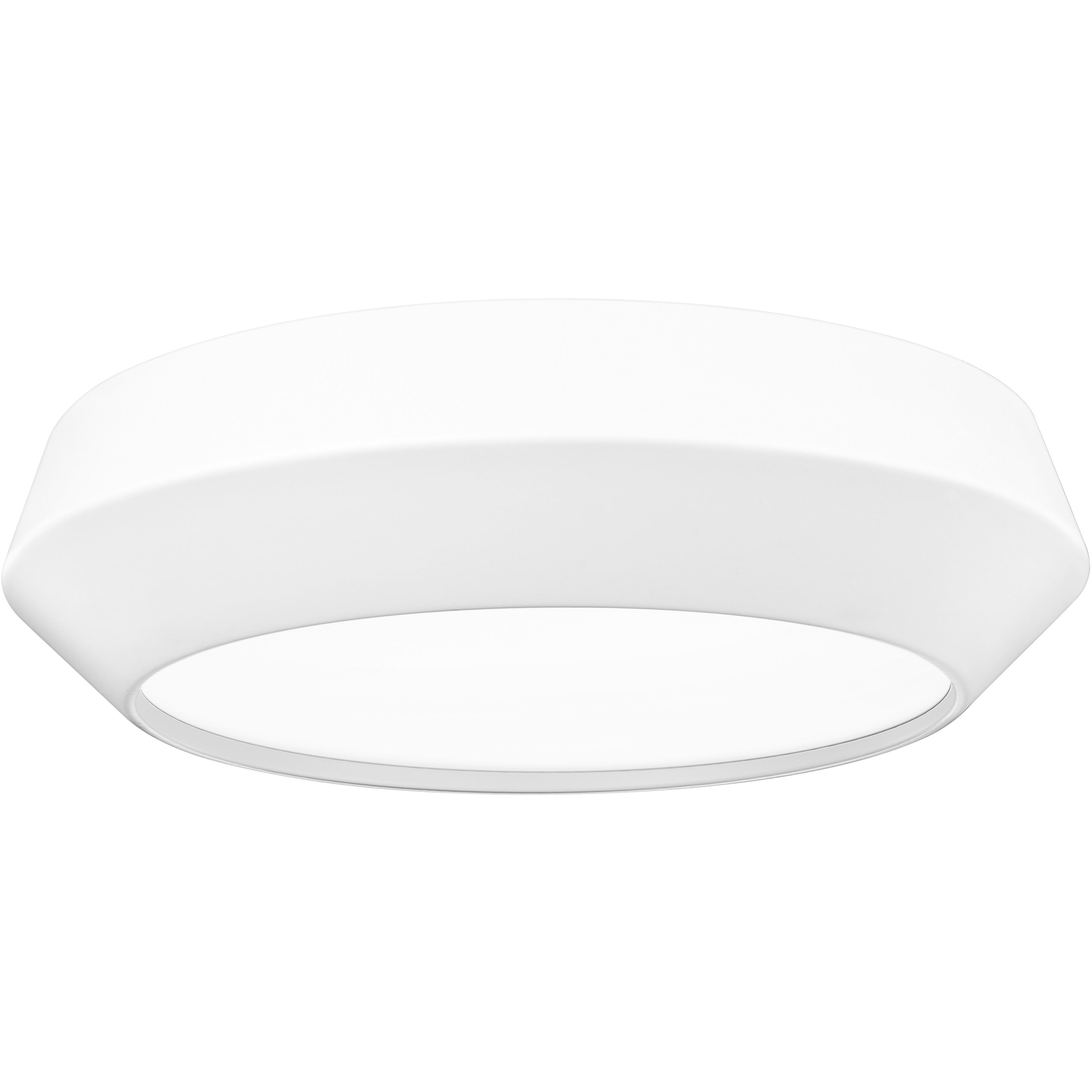 Quasars LED 12 inch Matte White Flush Mount Ceiling Light