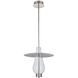 Hugo 16 inch Polished Nickel Pendant Ceiling Light