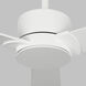 Rozzen 44 inch Matte White Indoor/Outdoor Ceiling Fan