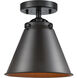 Nouveau Appalachian 1 Light 8 inch Oil Rubbed Bronze Semi-Flush Mount Ceiling Light, Nouveau