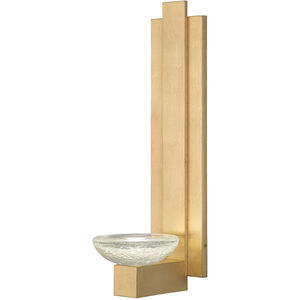 Delphi LED 6 inch Gold Sconce Wall Light
