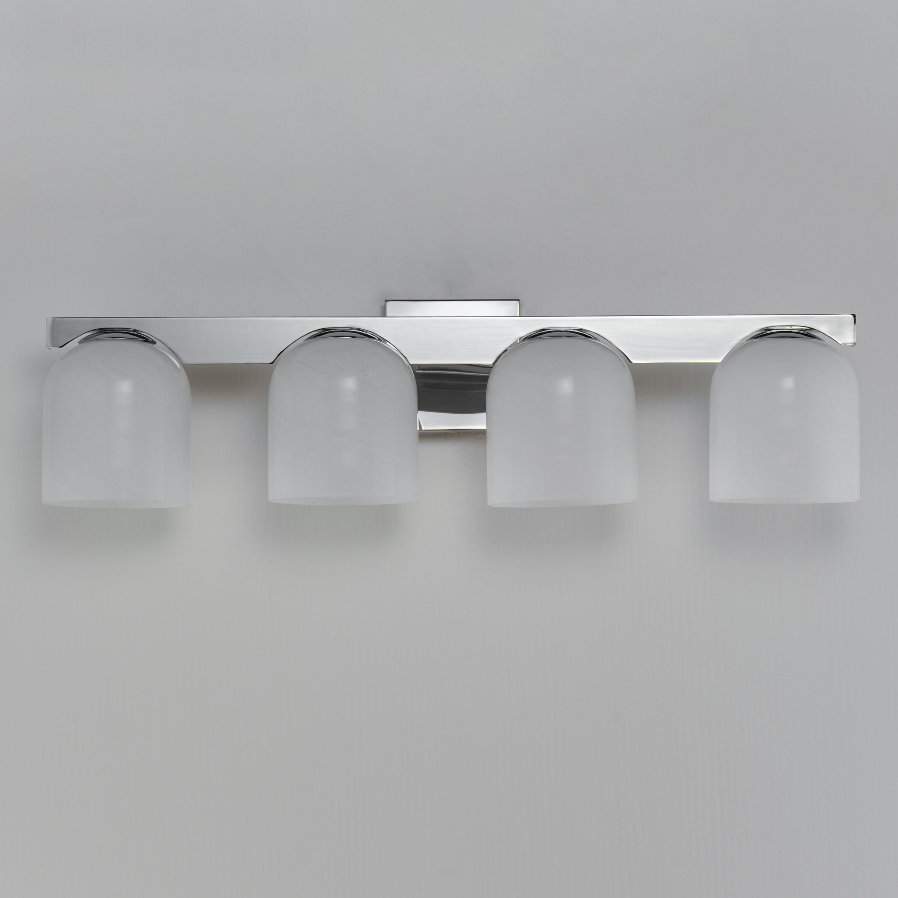 Scoop 4 Light 29.5 inch Polished Chrome Bath Vanity Wall Light in Marble