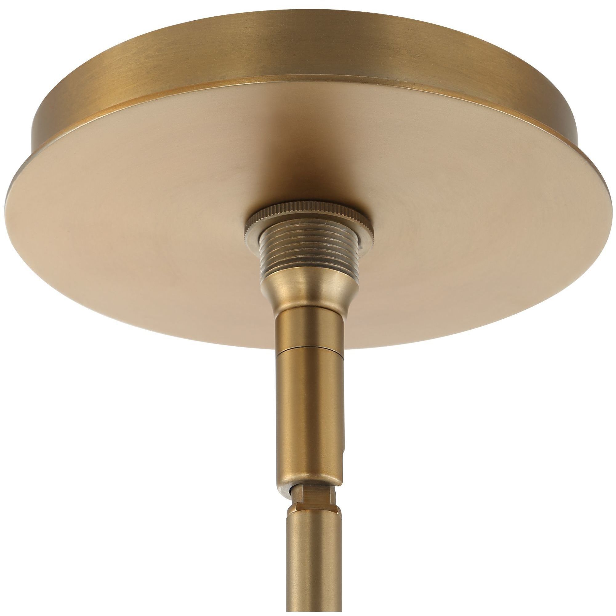 Cresson 4 Light 30 inch Matte Brushed Brass Pendant Ceiling Light