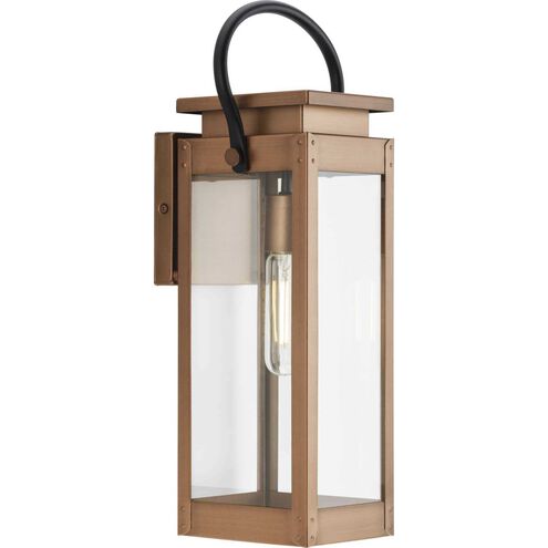 Union Square 1 Light 19.37 inch Antique Copper Wall Lantern, Design Series