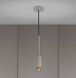 Exhaust Pendant LED 2.36 inch Stone / Brass Pendant Ceiling Light