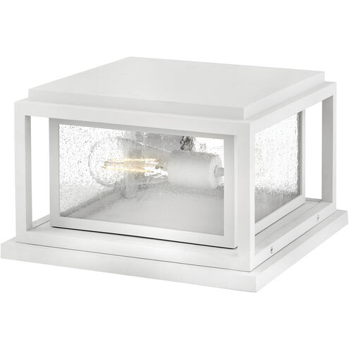 Coastal Elements Republic 2 Light 12 inch Textured White Outdoor Pier Mount, Estate Series