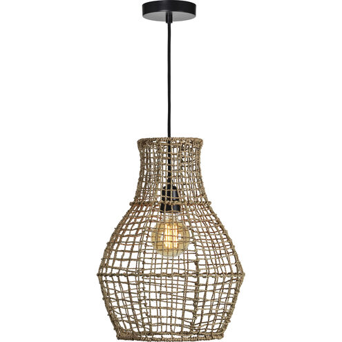 Nahanni 1 Light 13.8 inch Natural Pendant Ceiling Light