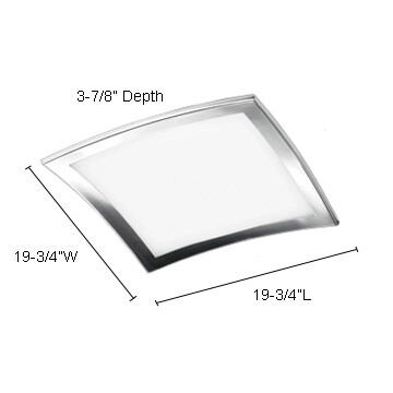 Sui 4 Light 19.75 inch Chrome Flush Mount Ceiling Light