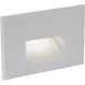 LEDme Step and Wall Lights 277 3.9 watt White On Aluminum Step Light in Amber