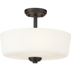 Arlington 3 Light 14.75 inch Semi-Flush Mount