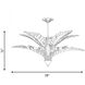 Palmera 10 Light 38 inch Gold Vein Chandelier Ceiling Light