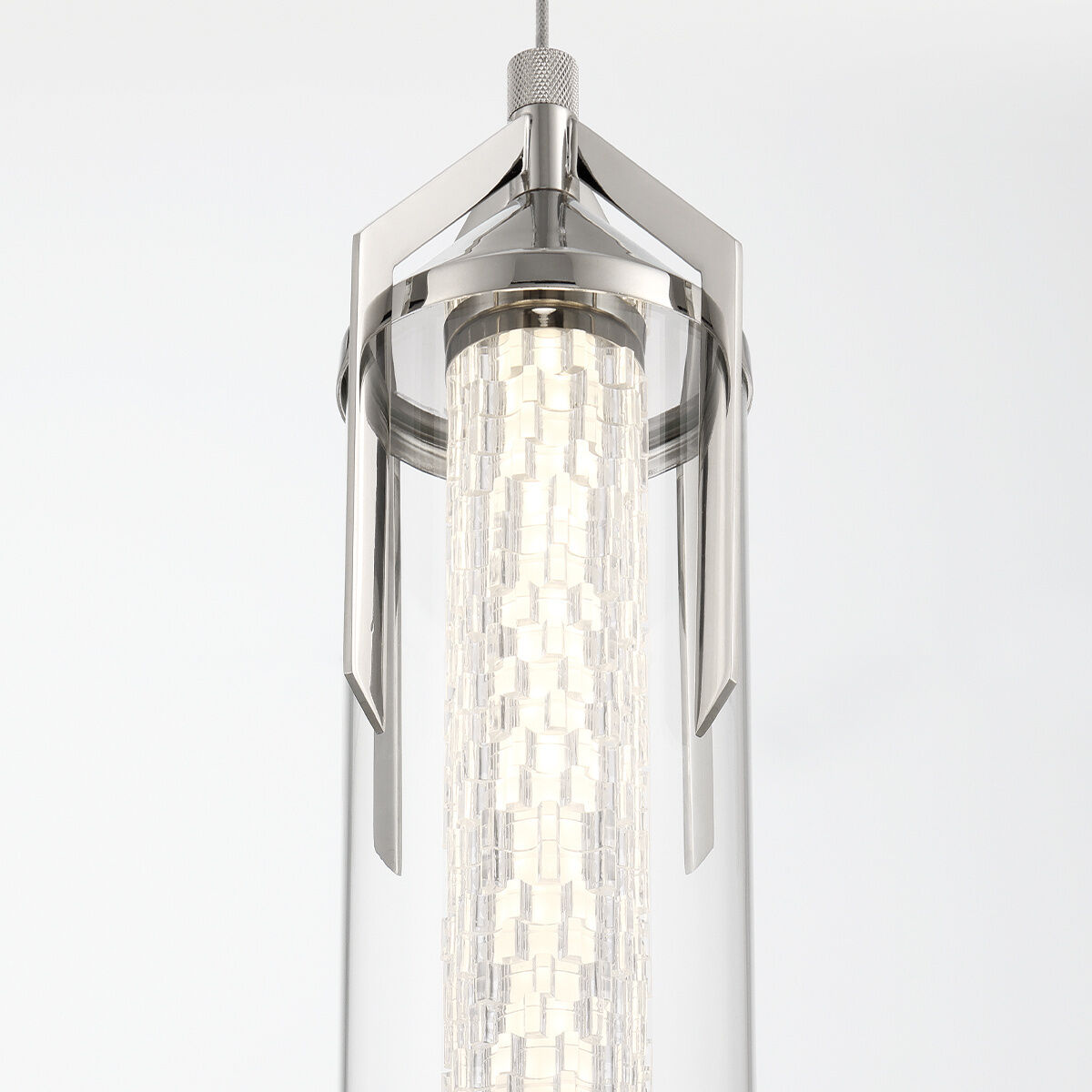 Espada LED 5.25 inch Polished Nickel Pendant Ceiling Light