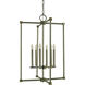 Lexington 6 Light 20 inch Polished Nickel Dining Chandelier Ceiling Light in Without Shade