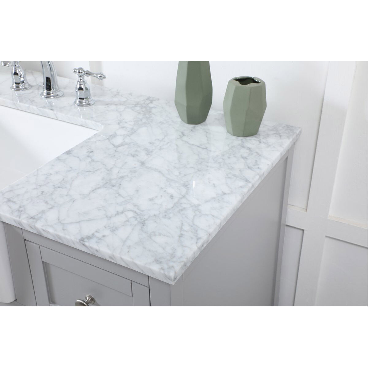 Franklin 48 X 22 X 34.75 inch Grey Bathroom Vanity Cabinet