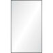 Keene 83 X 48 inch Matte Black and Clear Mirror