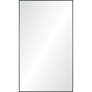 Keene 83 X 48 inch Matte Black and Clear Mirror