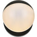 Majesty 1 Light 5 inch Black Bath Sconce Wall Light