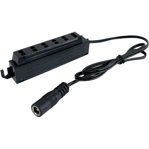 Josh 25.63 inch Black 6-Port Power Line Interconnect, 24-inch