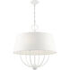 Ridgecrest 6 Light 24 inch White Pendant Chandelier Ceiling Light