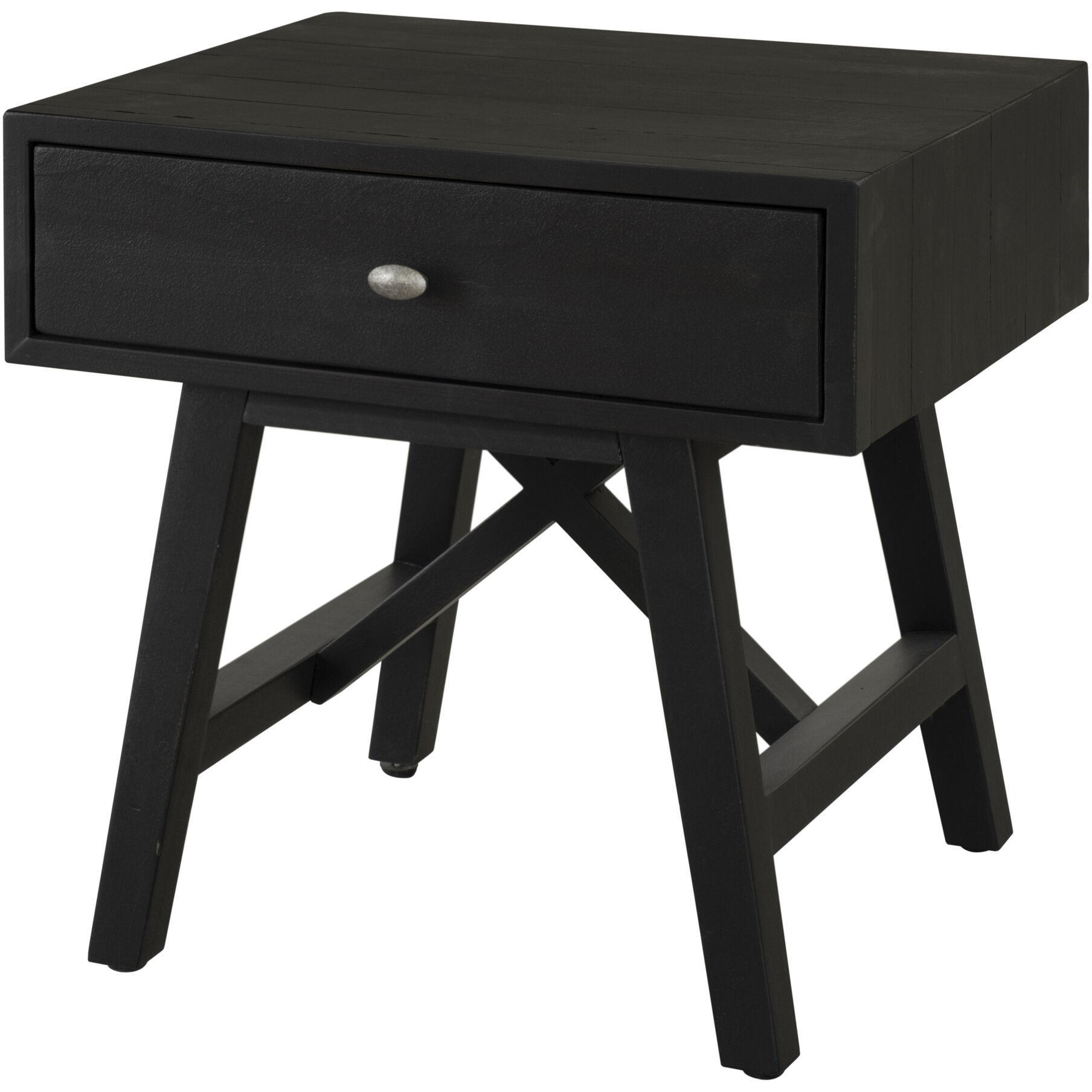 Calais 24 X 24 inch Black Nightstand