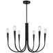 Bronte LED 24.5 inch Black Chandelier Ceiling Light