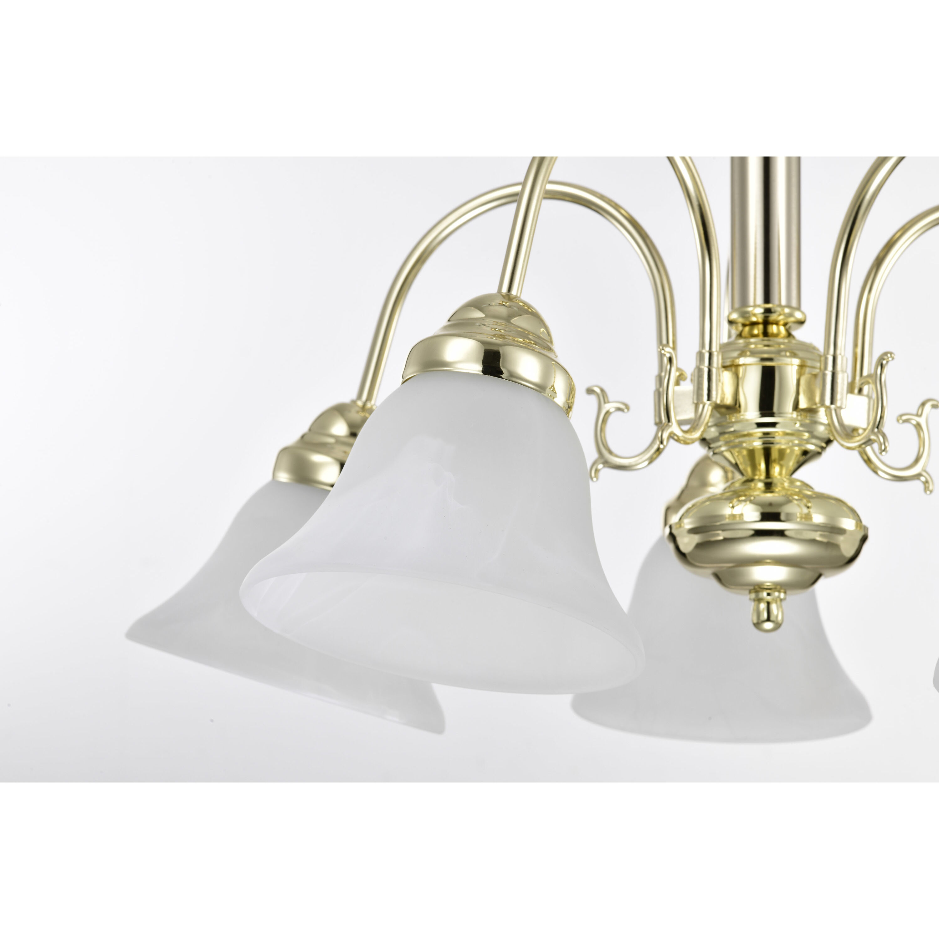 Ballerina 5 Light 24 inch Polished Brass Chandelier Ceiling Light 