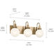 Hex LED 22.75 inch Champagne Bronze Bathroom Vanity Light Wall Light