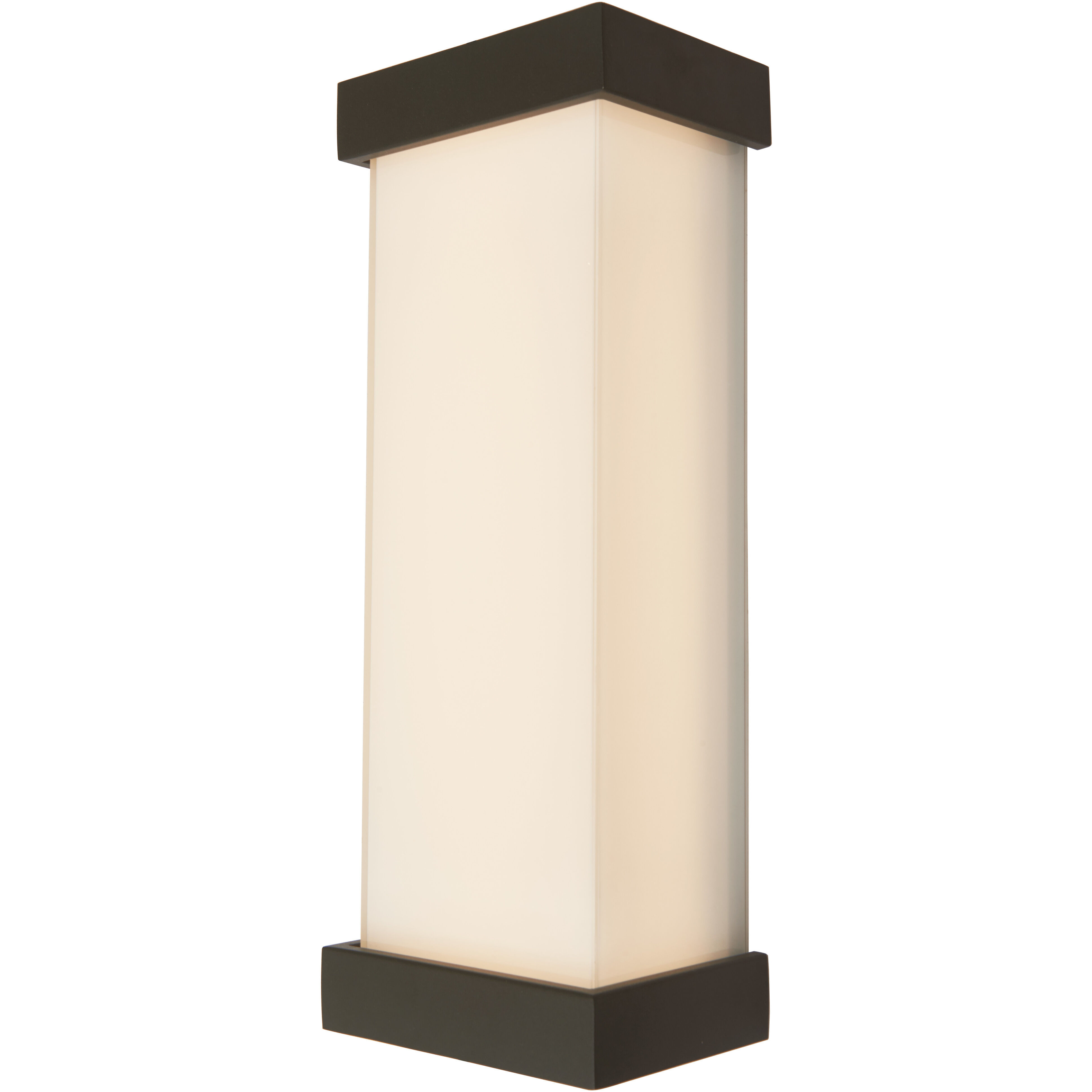 Loki LED 18.7 inch Matte Black Outdoor Wall Light