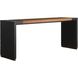 Drift 72 inch Mottled Brown and Black and Antique Bronze Console
