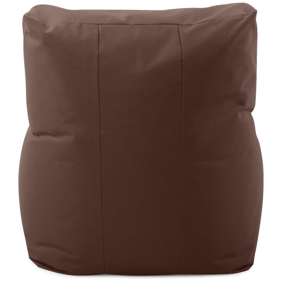Seascape Chocolate Outdoor Pouf Chair Cover