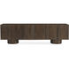 Hadley 90 inch Dark Brown Media Unit
