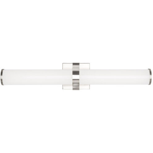 Lynk LED 24 inch Satin Nickel Bath Light Wall Light in LED 90 CRI 3000K, Integrated LED