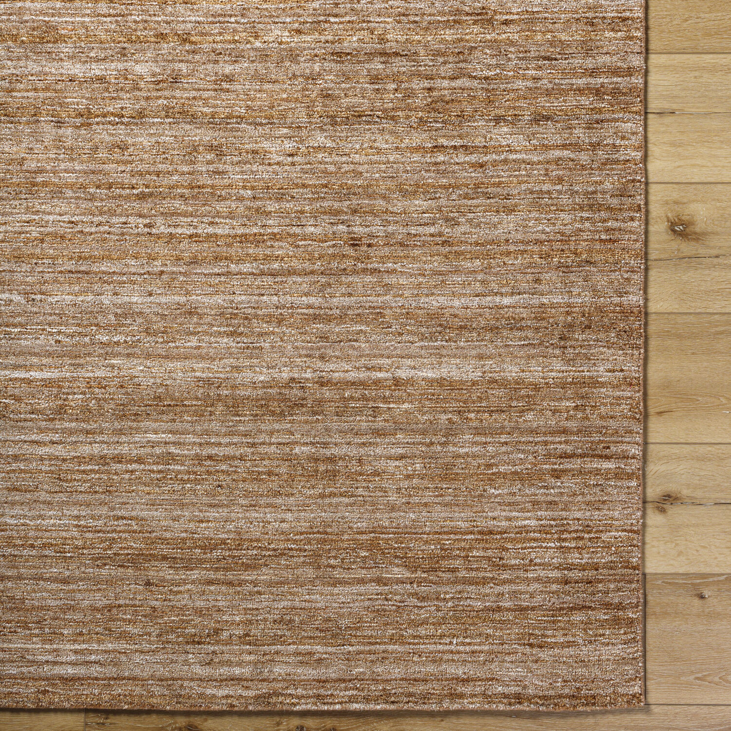 Grandeur 120 X 96 inch Brick / Camel / Dark Brown Handmade Rug in 8 x 10