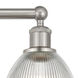 Edison Castile 3 Light 24 inch Brushed Satin Nickel Bath Vanity Light Wall Light in Clear Glass