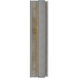 Caspian LED 24 inch Gray Exterior Wall Sconce