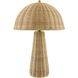 Naves 23 inch 100 watt Natural Plated Accent Table Lamp Portable Light