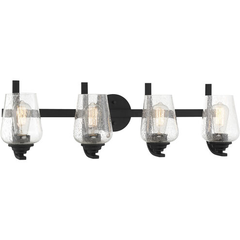 Shyloh 4 Light 31 inch Coal Bath Light Wall Light