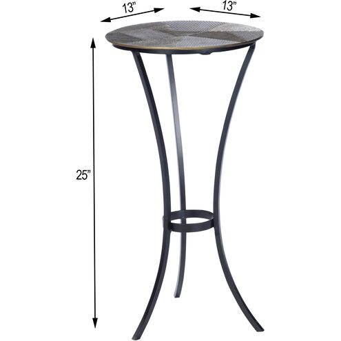 Gaston Round Metal End or Side Table