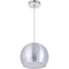 Kasey 1 Light 10 inch Burnished Nickel Pendant Ceiling Light