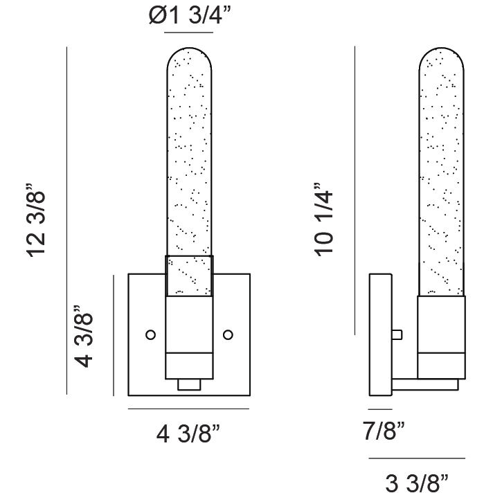 Aydin Wall Sconce Wall Light in Aged Gold Brass