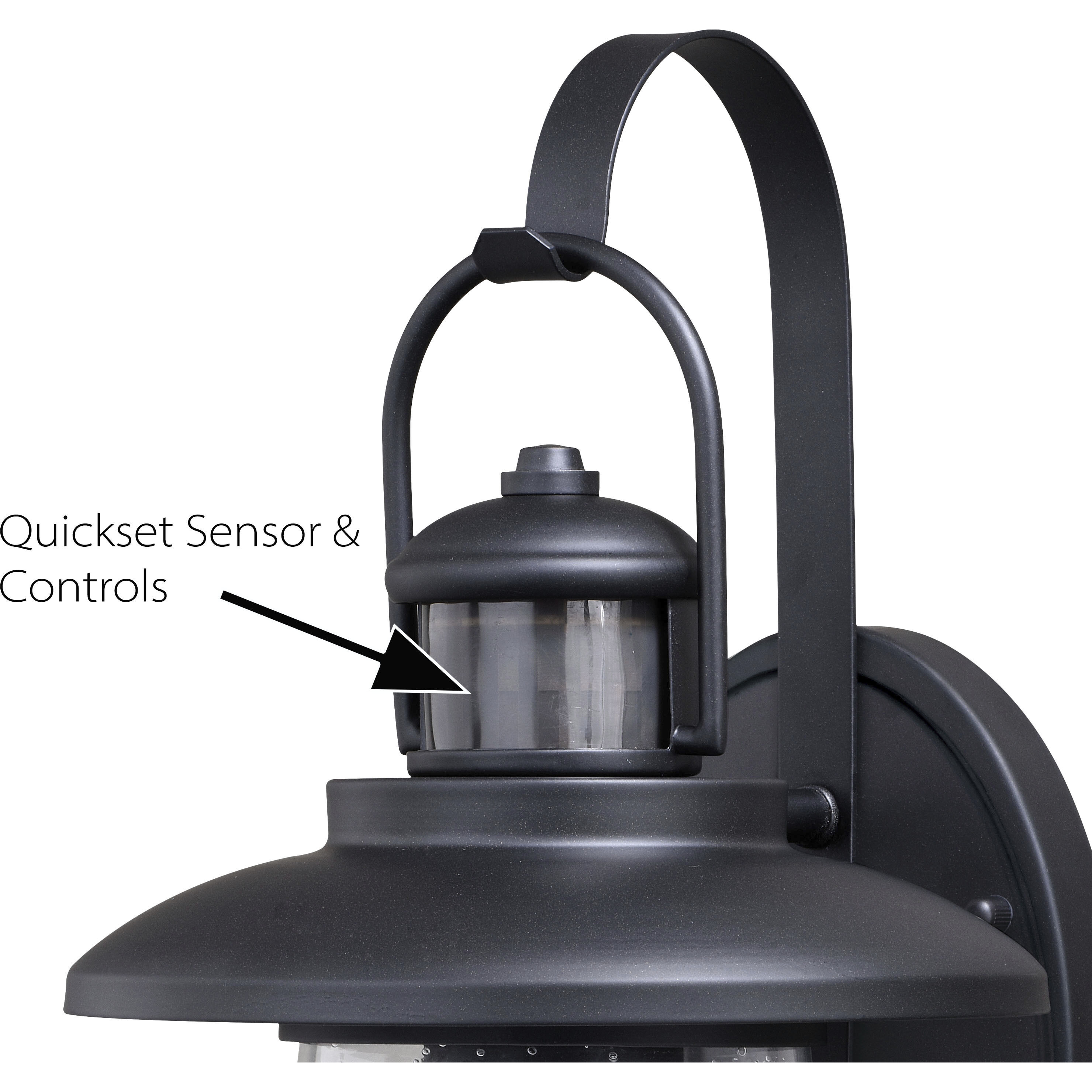 Bridgeport Oil Rubbed Bronze Outdoor Motion Sensor, Dualux